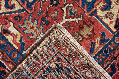 Antique Heriz Area Rug (8' x 11')